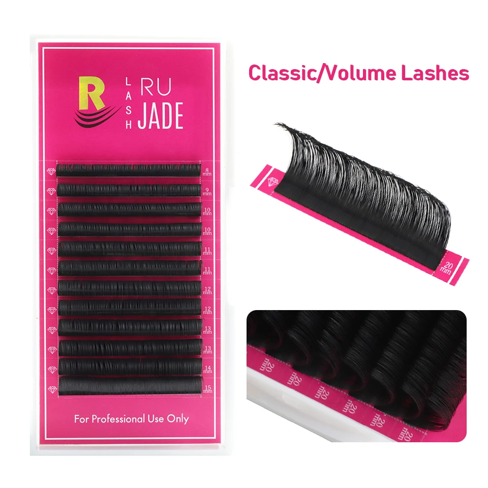 Накладные ресницы все размеры 5-20 мм накладные Индивидуальные русский объем из