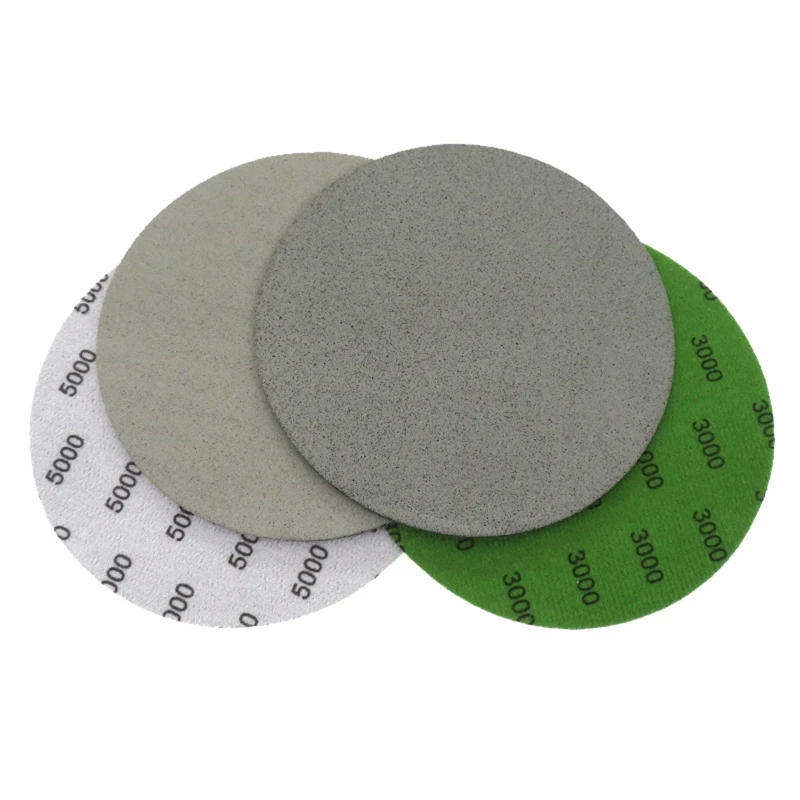 

Многофункциональная флокированная наждачная бумага, 6 дюймов, 150 мм, антистатическая круглая губка, наждачная бумага, диски с и