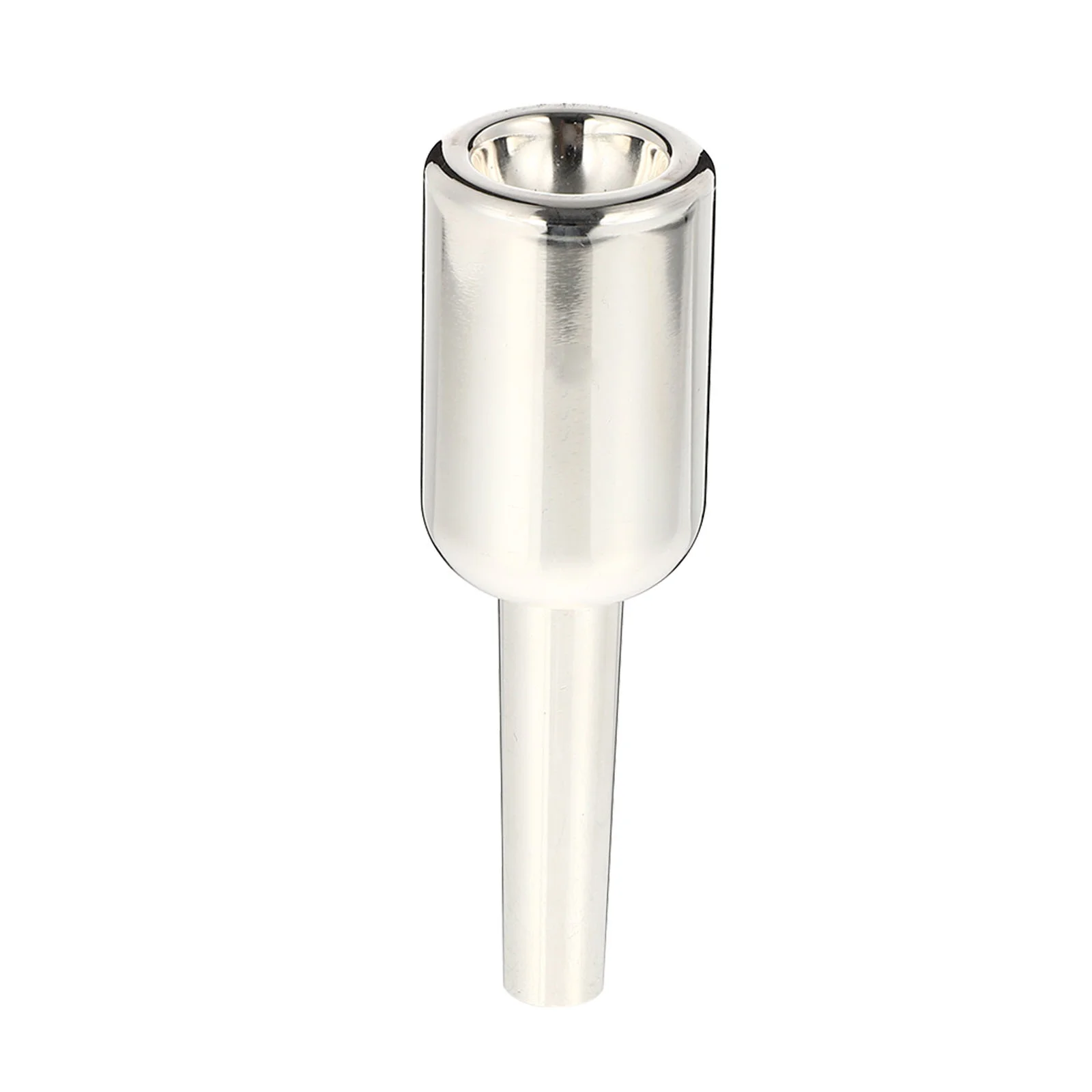 

Trumpet Mouthpiece Practice Silver Plated Embouchure Trainer Trombone Brass Replacement Mute Silencer Accessories French Horn