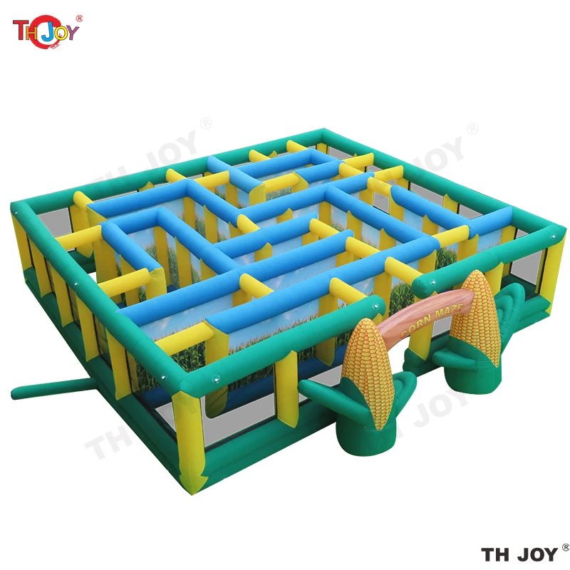Портативный наружный Лабиринт для взрослых и детей надувной лабиринт из ткани