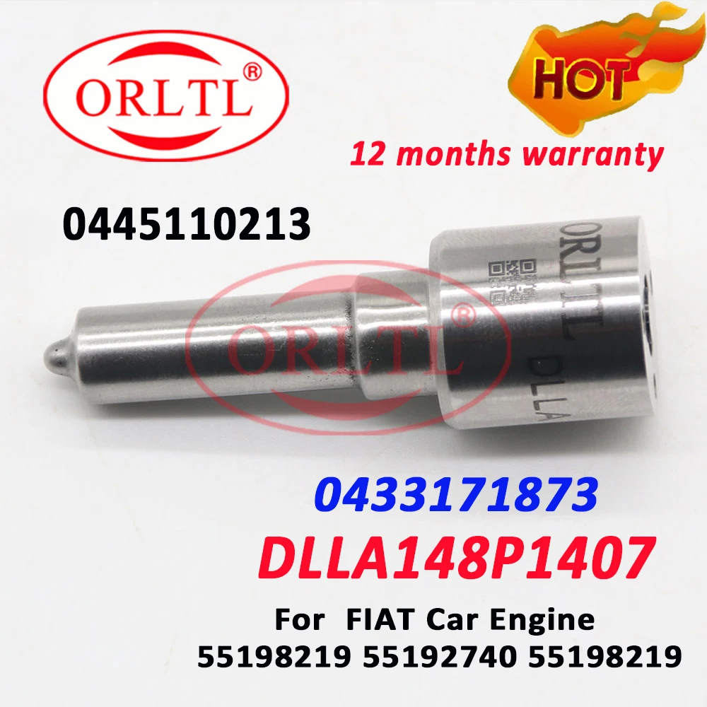 

DLLA148P1407 Injector Nozzle DLLA 148 P 1407 Common Rail Spare Parts 0433171873 For FIAT 55198219 55192740 0445110213