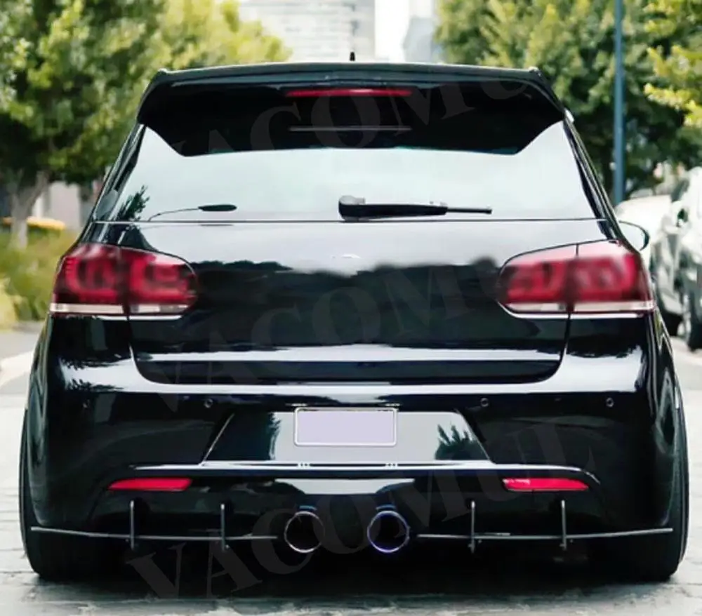 VACOMUL ABS Автомобильная Задняя отделка плавники Акула для Volkswagen VW Golf 6 VI MK6 GTI R20 2009-2012