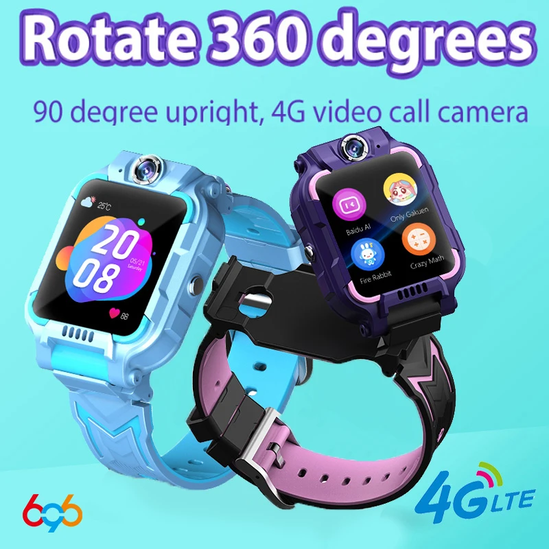 

696 Y99 Children Smart Watch 4G Kids GPS Position Safety Wristband Dual cameras Video Call Bracelet Sports Waterproof Kids Watch