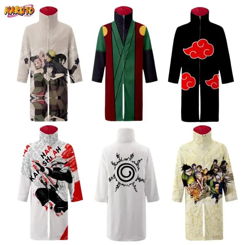 

NEW Pattern Cosplay Naruto Uchiha Itachi Akatsuki Generation 7 Fire Shadows Detail Restore Cloak Clothing Adults Holiday Gifts
