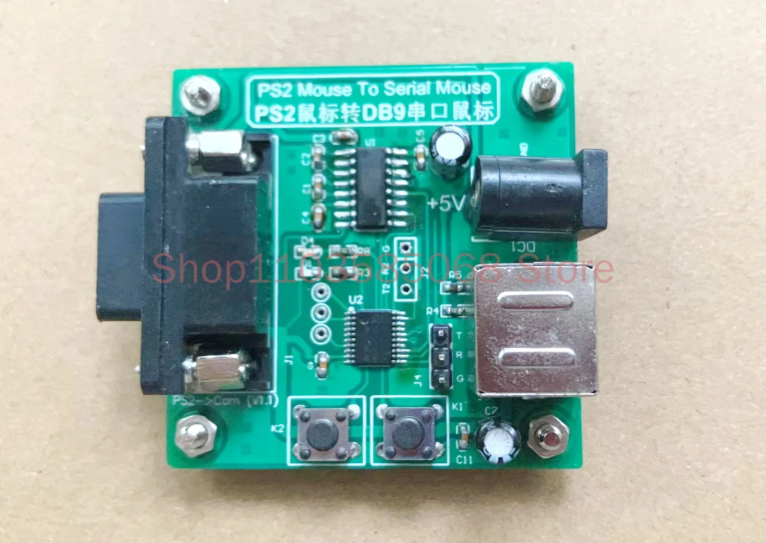 

Порт Com RS232, квадратный последовательный порт, 9-контактный 2D Промышленный контроль, медицинский станок с ЧПУ, Мышь PS2