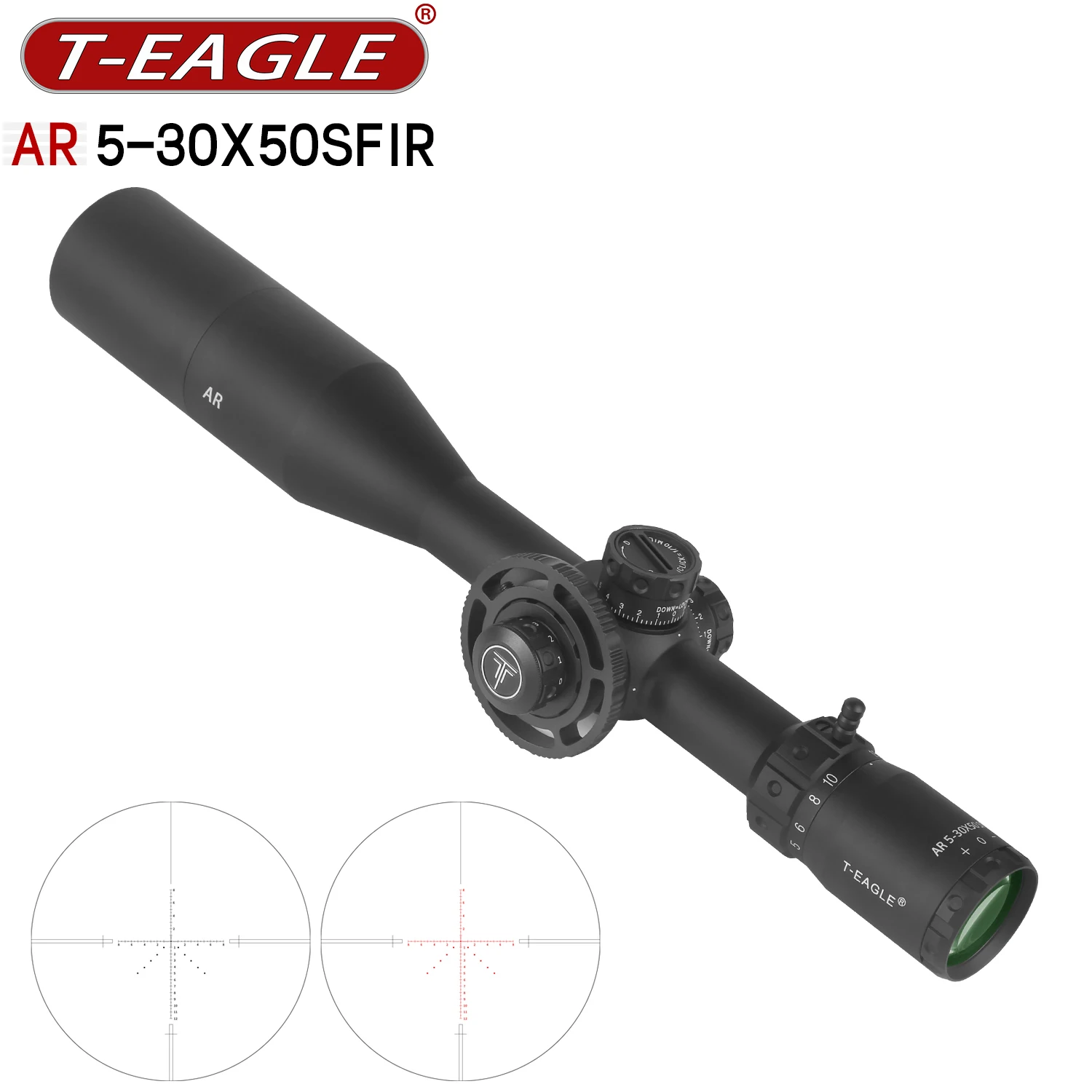 

T-EAGLE Optics AR 5-30x50 SFIR Tactical SFP Riflescopes For Hunting Reticle Illuminate Airsoft Collimator Air Gun Sight