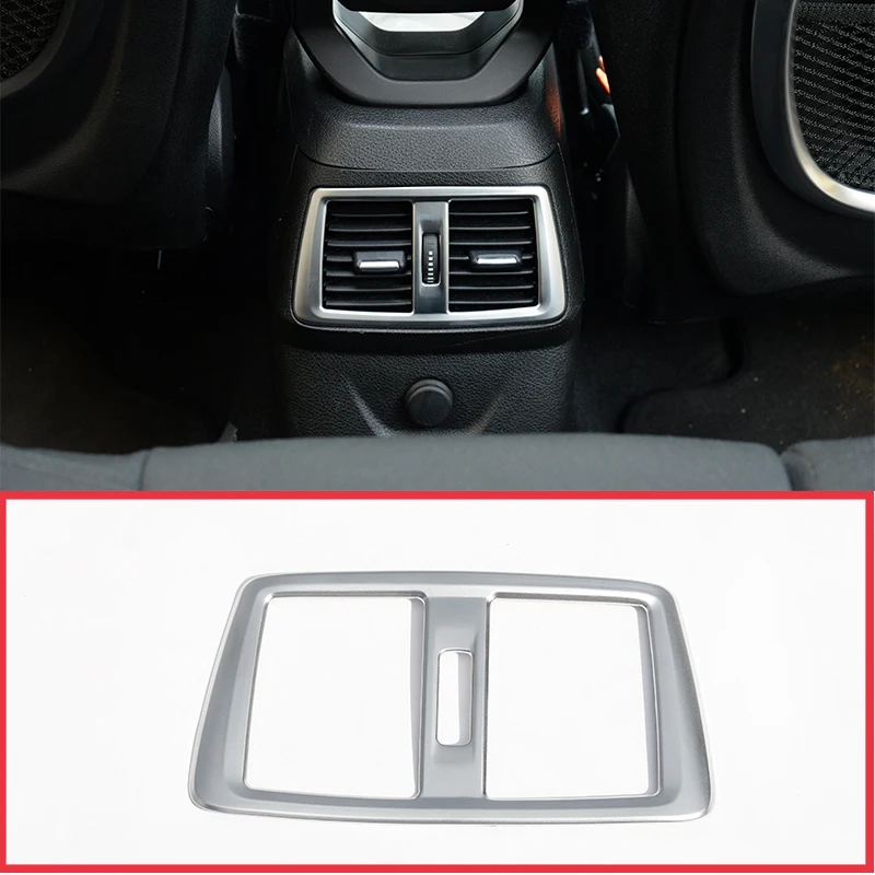 

For BMW 218i Gran Tourer F46 2015-2017 Car Accessories ABS Chrome Rear Air Conditioning Outlet Frame Cover Trim 1 Pcs