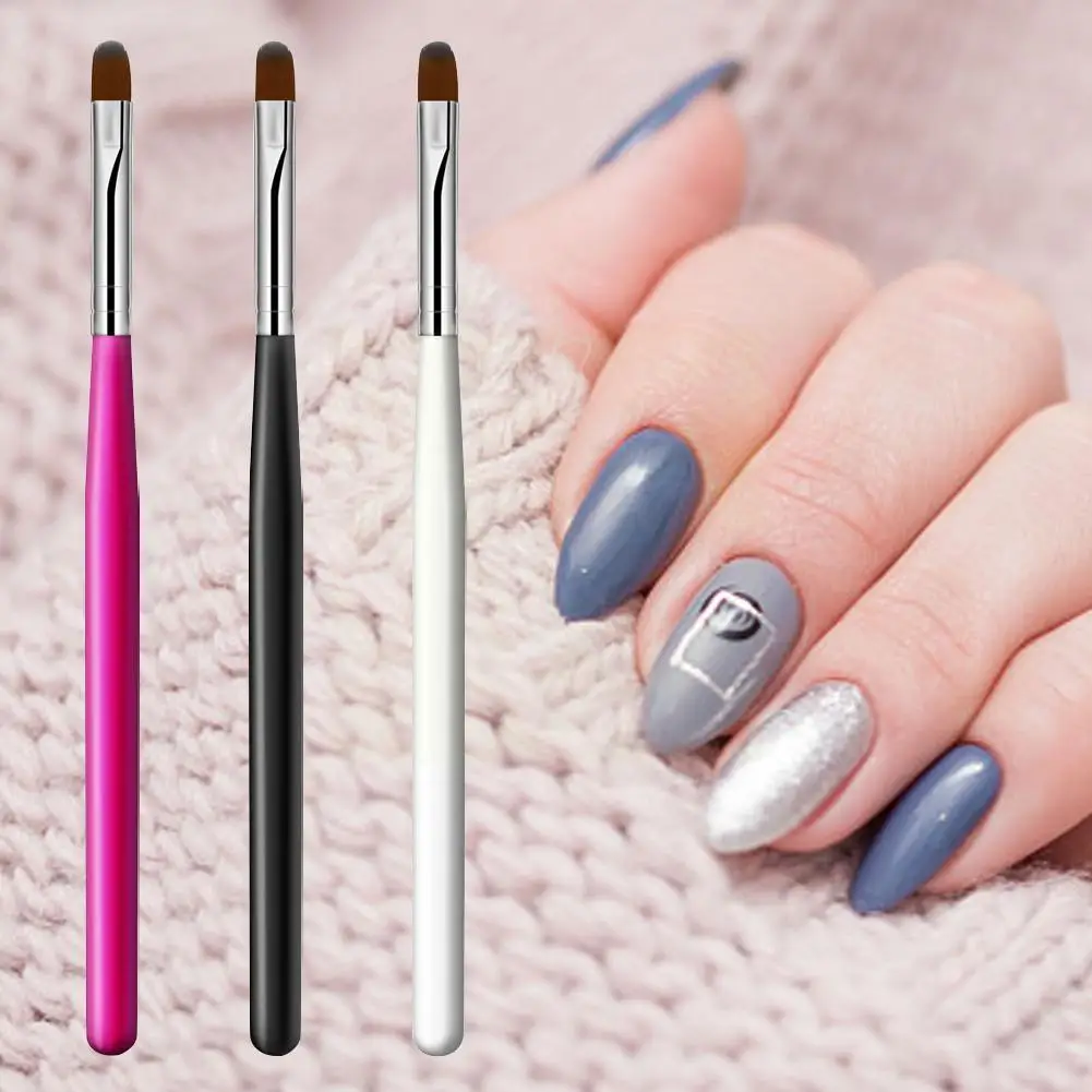 

1pcs Nail Painting Brush Acrylic Uv Gel Extension Quick Pen Accessories Nail Stripe Art Super-thin Drawing Brush Building F T2c3