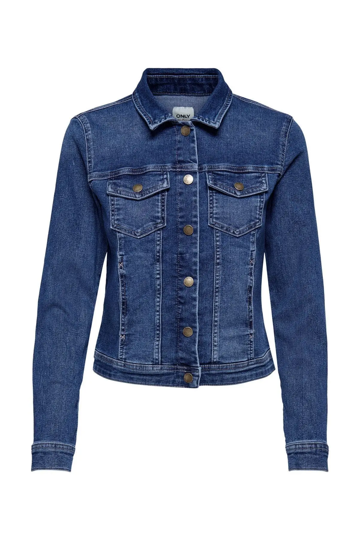 

Женская модная джинсовая куртка, куртка, темно-синяя джинсовая куртка