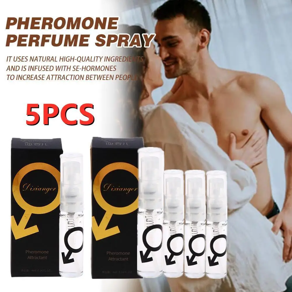 

5PCS Perfume for Men, Pheromone Cologne for Men, Pheromones for Men to Attract Woman (Men & Women) 4ML