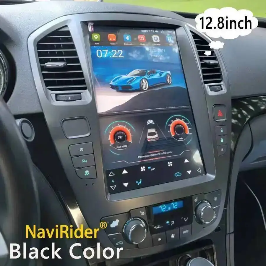 Фото 12,8-дюймовый экран Android мультимедийный видеоплеер для Opel Insignia Buick Regal 2009-2013 стерео автомобильный радиоприемник GPS-навигация Carplay №2