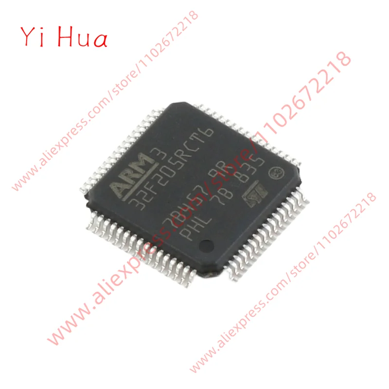 

1PCS New Original STM32F205RCT6 32-bit Microcontroller LQFP64 32F205RCT6