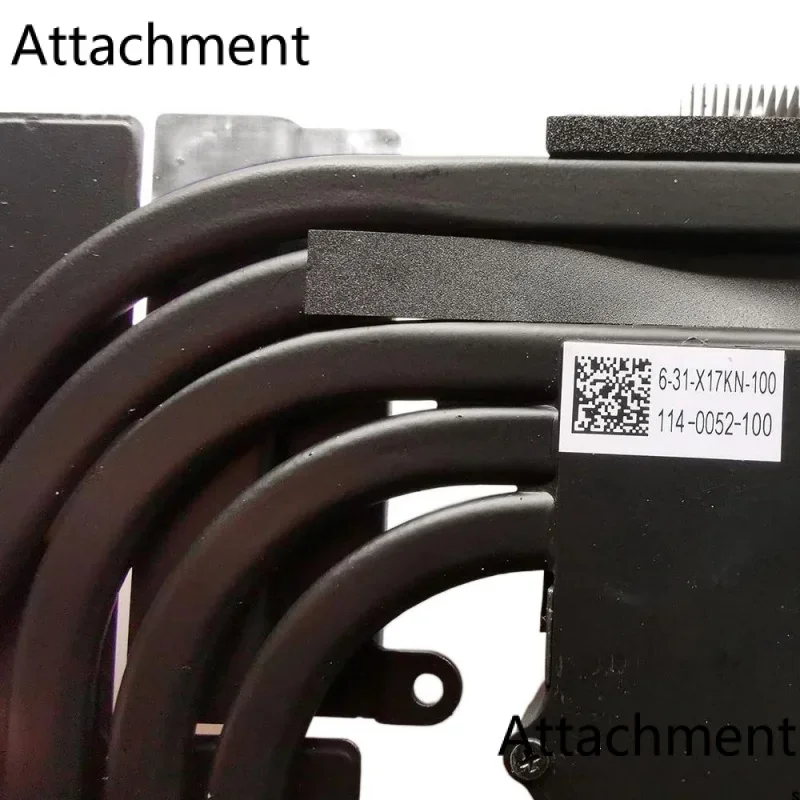 Новый охлаждающий вентилятор с радиатором процессора и графического для Clevo X17SN