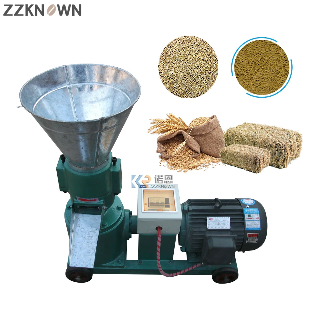 

Electric Chicken Animal Feed Pellet Machine Dog Cat Food Extruder Pet Granule Granulator Cattle Pig Feed Pelletizer Machine