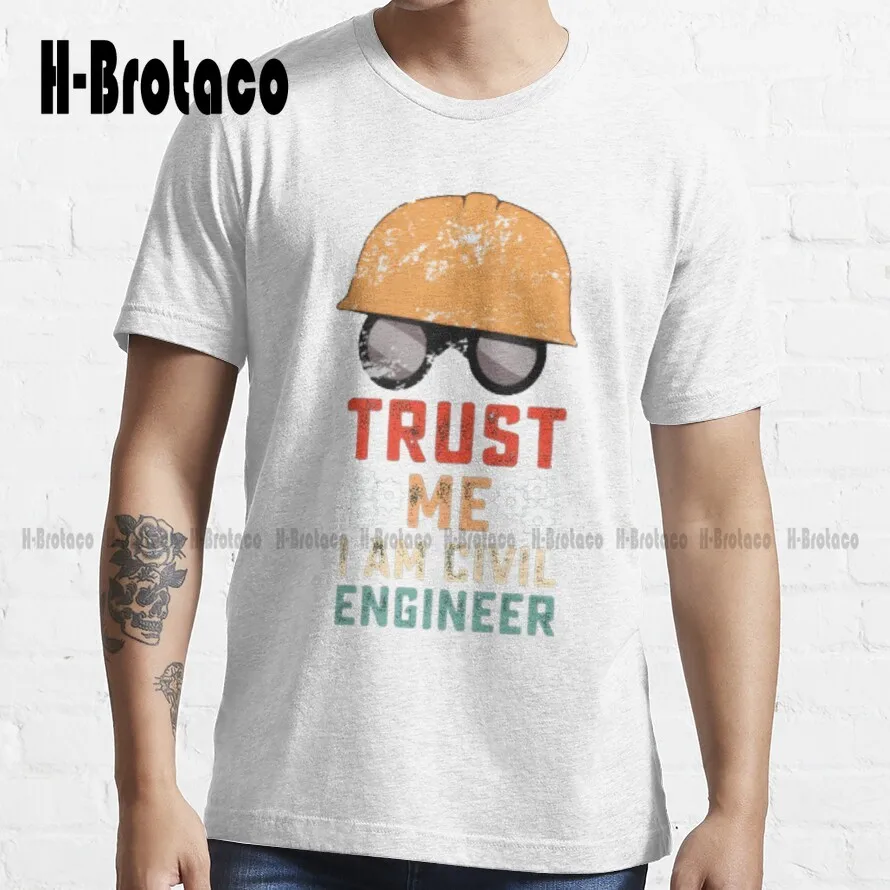 

Trust Me I Am A Civil Engineer Trending T-Shirt Custom Gift Funny Art Streetwear Cartoon Tee Xs-5Xl Unisex Digital Printing