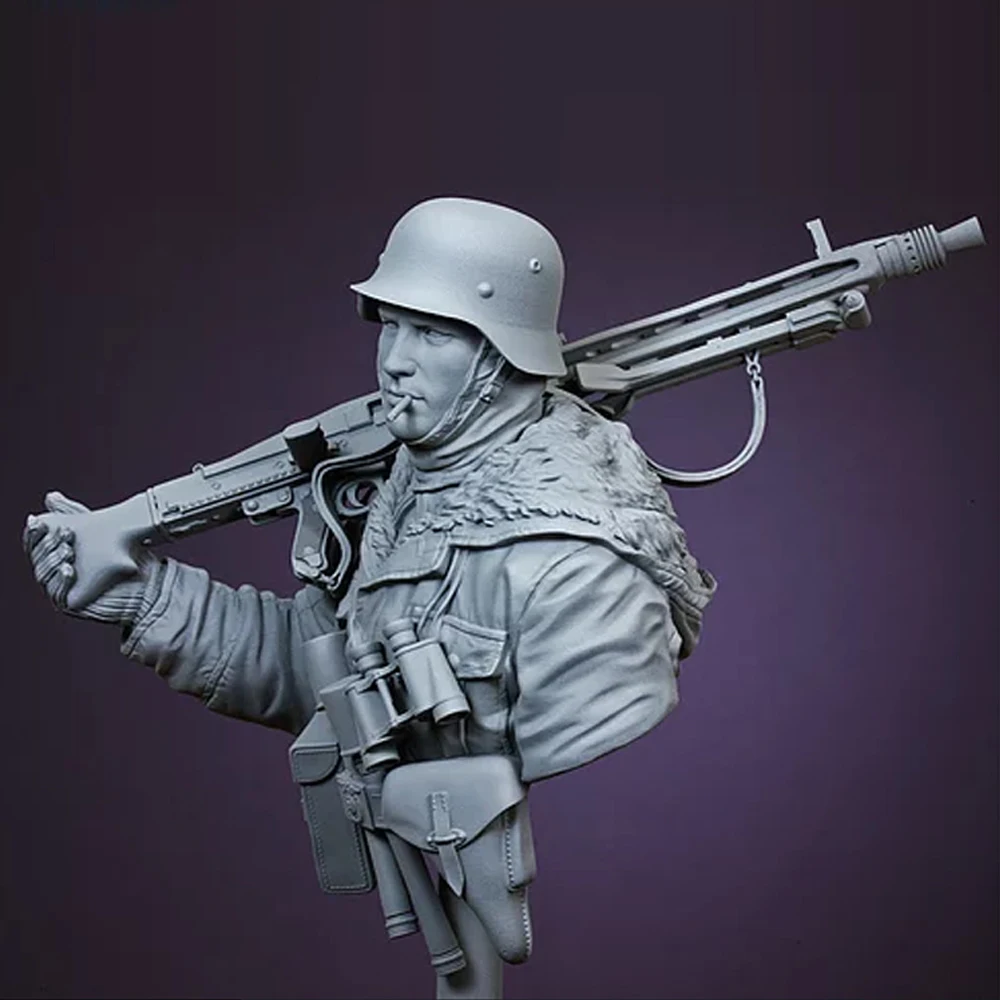 Фигурка из смолы, бюст, пехота 110 времен Второй мировой войны, GK, WW2, военная тема, комплект в разобранном и неокрашенном виде (art.: 3920ce2db1ddd) - 3920ce2db1ddd