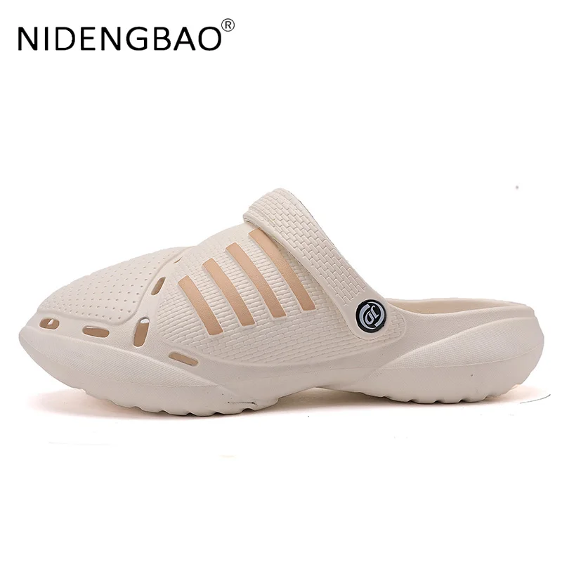 Men Clogs Comfortable Fashion Beach Sandals Thick Sole Slippers Male Mules Non Slip Platform Casual Shoes Sandalias Hombres