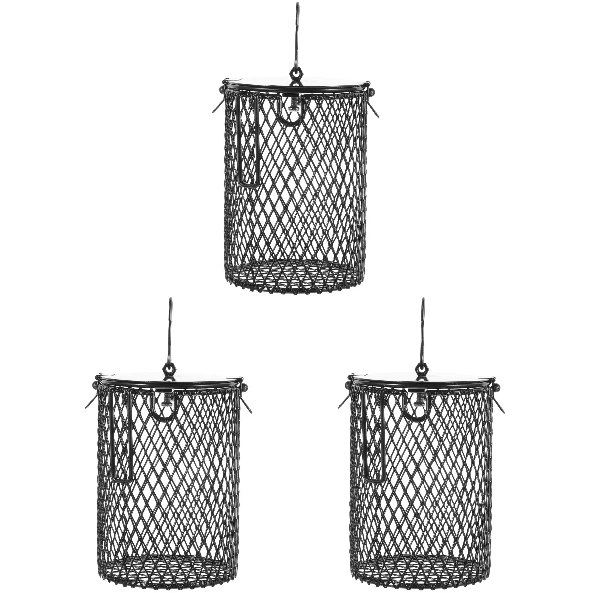 

3 Pieces Anti-scalding Lampshade Reptichip Reptisoil Reptile Protective Cover Heater Grille