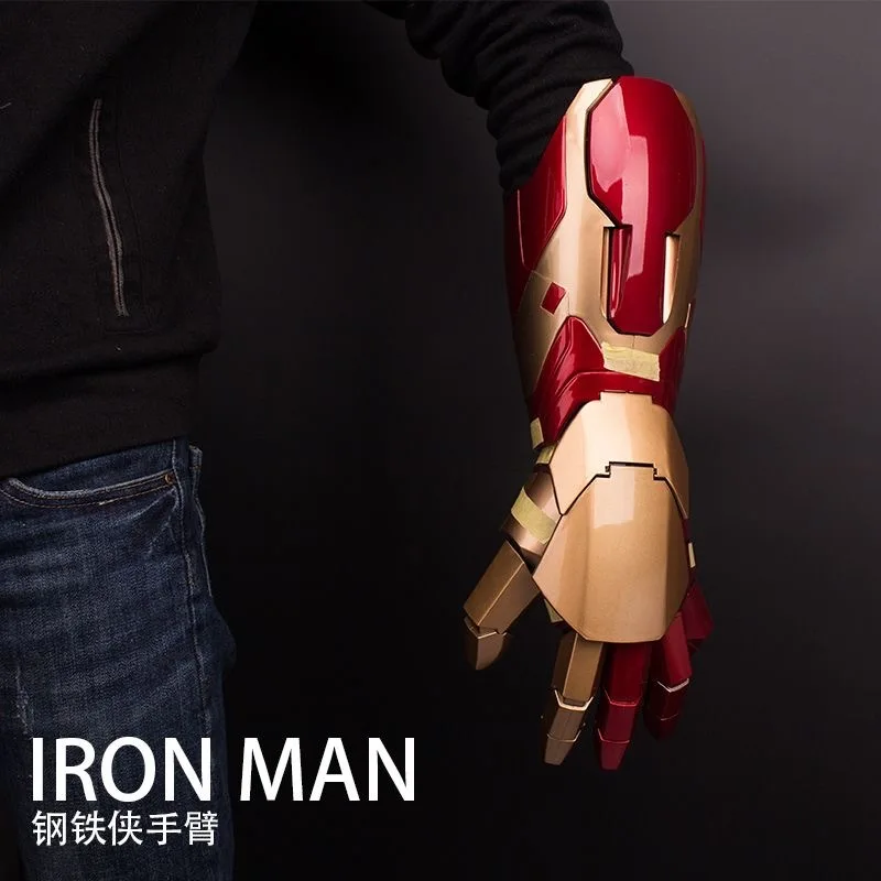Man Glowing Arm Gloves Cosplay Performance Props Wearable Figure Toys Dolls Gifts