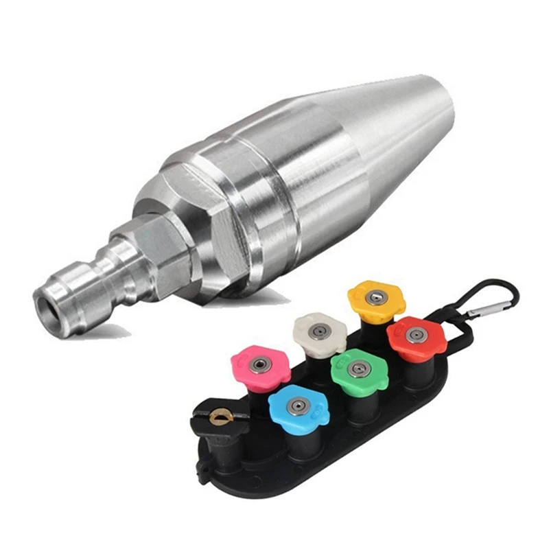 Турбонасадка для мойки высокого давления вращающаяся горячей и холодной воды с