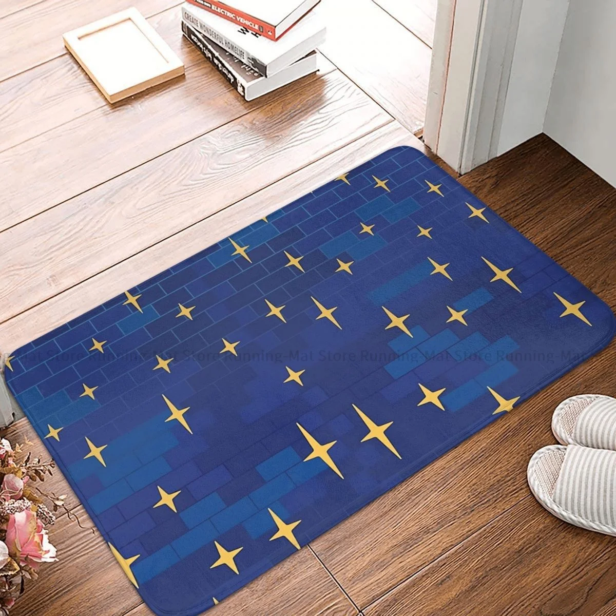 

Bathroom Non-Slip Carpet Castle Gold Sparks Bedroom Mat Entrance Door Doormat Home Decor Rug