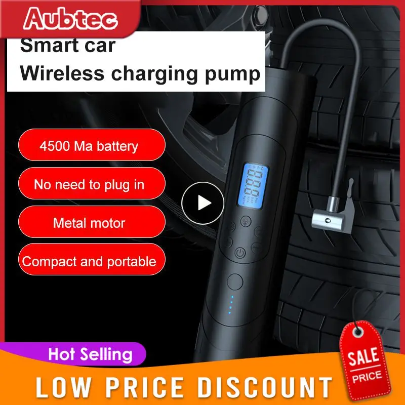 

Portable Tire Air Compressor Intelligent Digital Tire Pressure Detection Electric Air Pump 150OSI Suitable For Car Tire Football