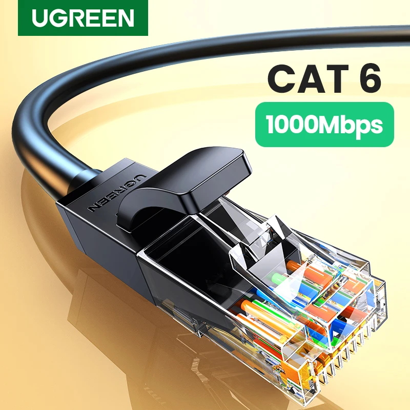 UGREEN-Cable Ethernet Cat6 Lan UTP CAT 6, Cable de red RJ 45,...