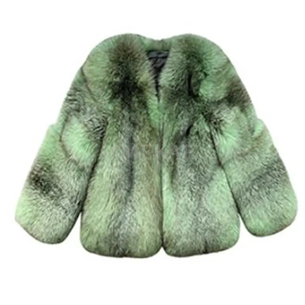 High Quality Winter Ladies Jacket Real Fox Fur Fashion Temperament Fur Coat Short Ladies Jacket Warm Fluffy Fur Coat