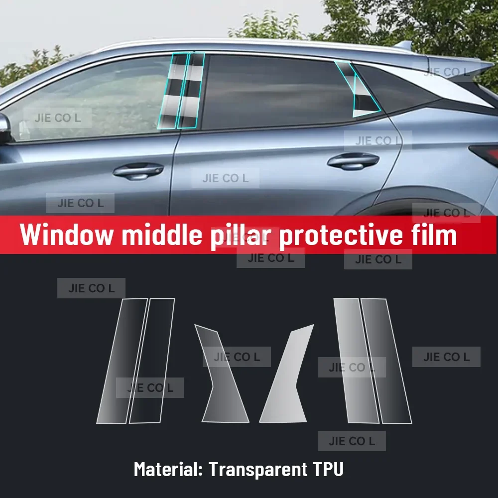 Фото Защитная пленка YMC для центрального экрана BYD ATTO 3 EVO 2026, прозрачная TPU пленка для навигации, защита от царапин, GPS-пленка №3