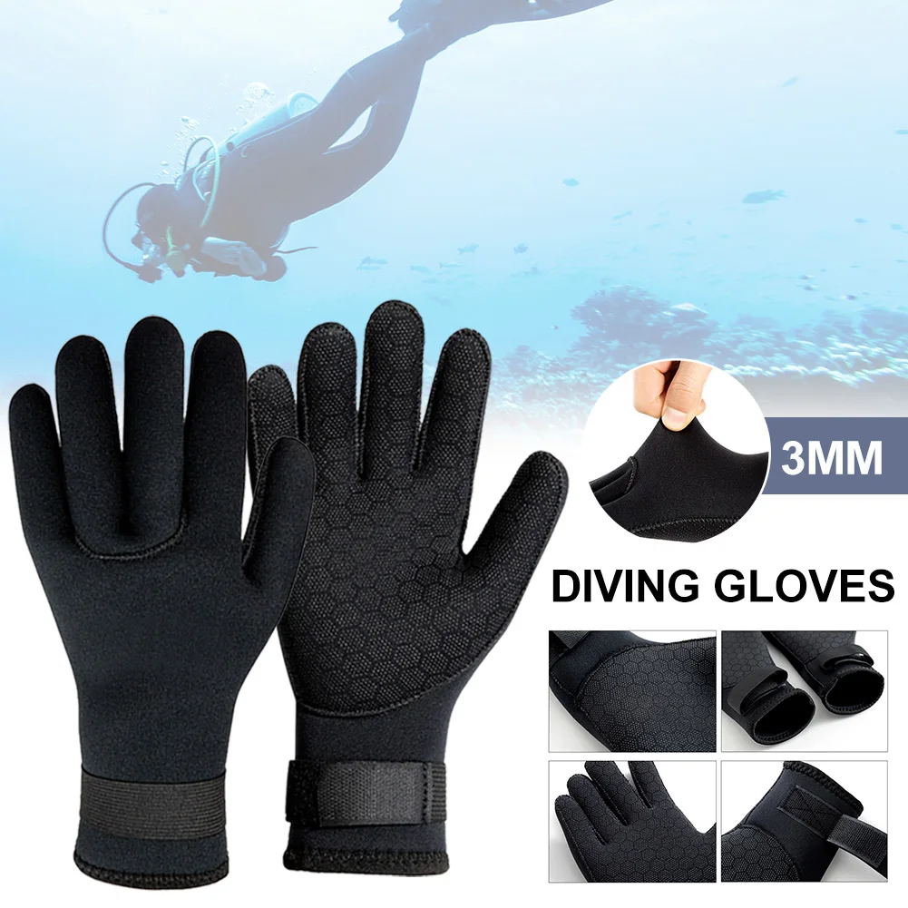 

New 3mm Neoprene Diving Gloves for Kids Adults Keep Warm Surfing Gloves Elastic Non-slip for Snorkeling Paddling Kayaking Glove