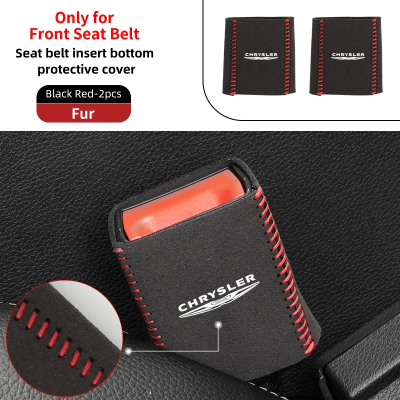 

Кожаный защитный Зажим для ремня безопасности автомобиля, задняя крышка для Chrysler 300C PT Cruiser Grand Voyager пряжка для ремня безопасности MK3