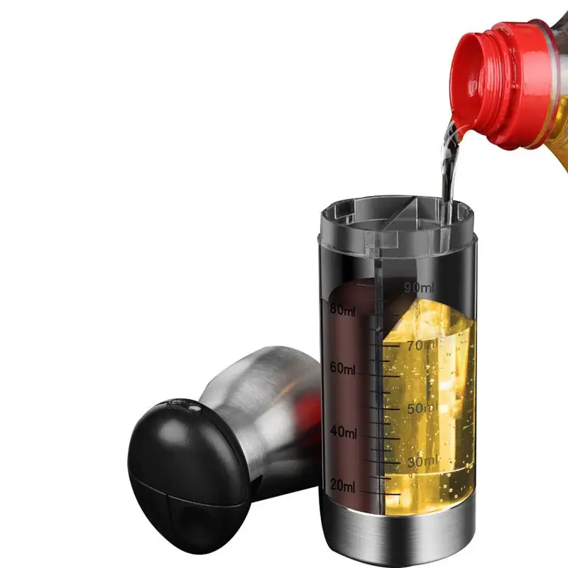 

Oil Sprayer Dispenser Oil Vinegar Sprayer 100ml Food Grade Portable Reusable Oil Sprayer Bottles Kitchen Gadgets For Salad