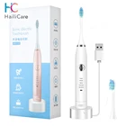 Ультразвуковая электрическая зубная щетка для взрослых умная зубная щетка перезаряжаемая отбеливающая зубная щетка Сменная головка IPX7 водонепроницаемая