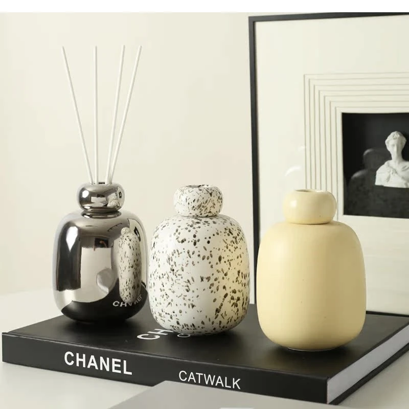 Керамическая бутылка для ароматерапии в европейском стиле пустой без огненный