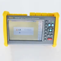 7 inch touch screen fho5000 tp35 131014901550nm 353333db sm otdr built in vfl and power meter and flm