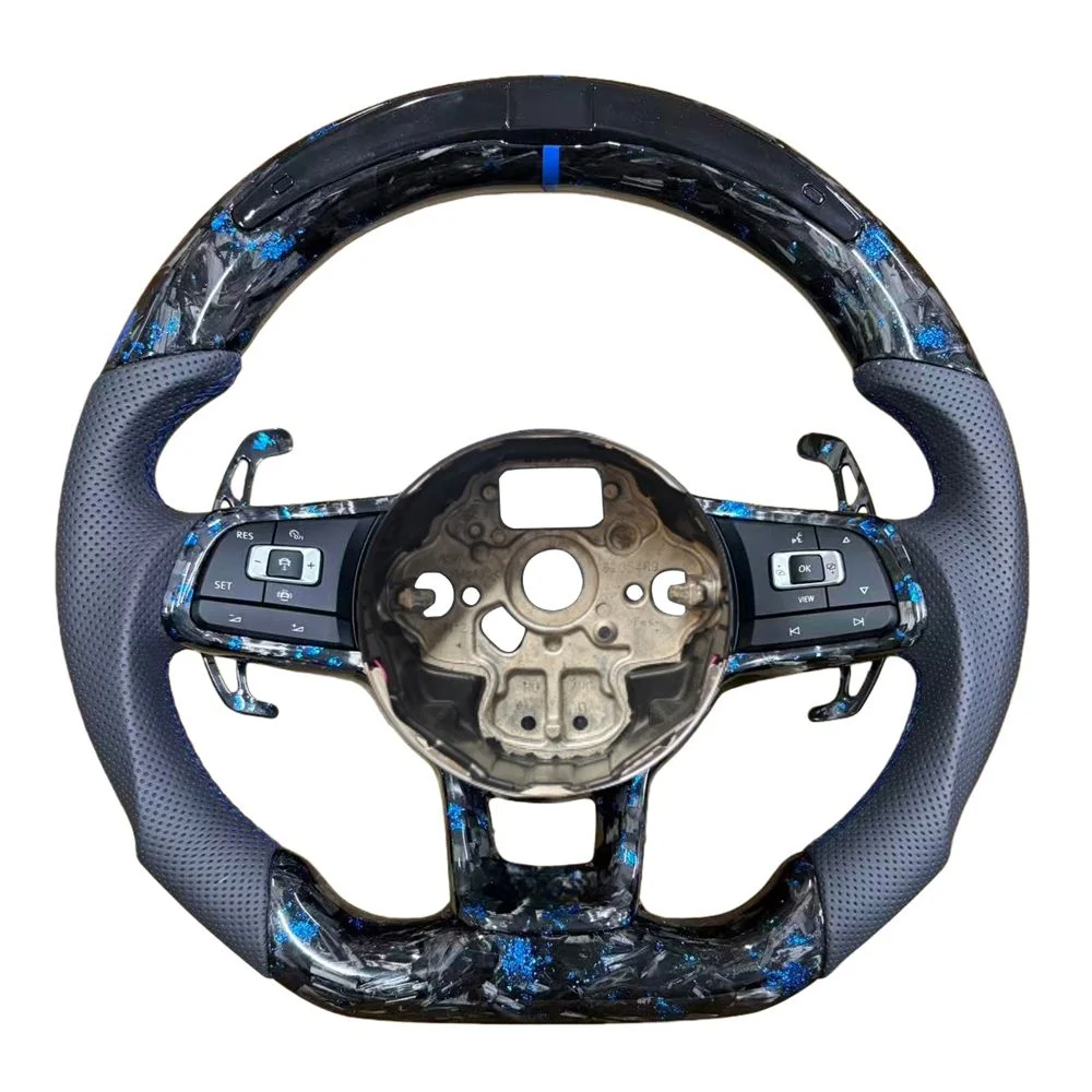 Фото Руль из углеродного волокна для VW Volkswagen Golf 5 6 Golf 7 7.8 R 7R MK5 MK6 MK7 Gti Polo Passat B7 B8 Tiguan CC №2