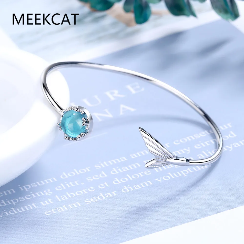 Женский браслет из серебра 925 пробы с регулируемыми стразами