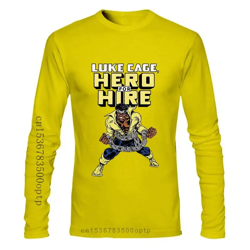 

Мужская одежда, Люк Кейдж, герой на аренду, облегающая футболка