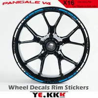 for ducati panigalev4 v4s v4r v4sp 17 inch wheel hub sticker decal panigalev4 logo custom color