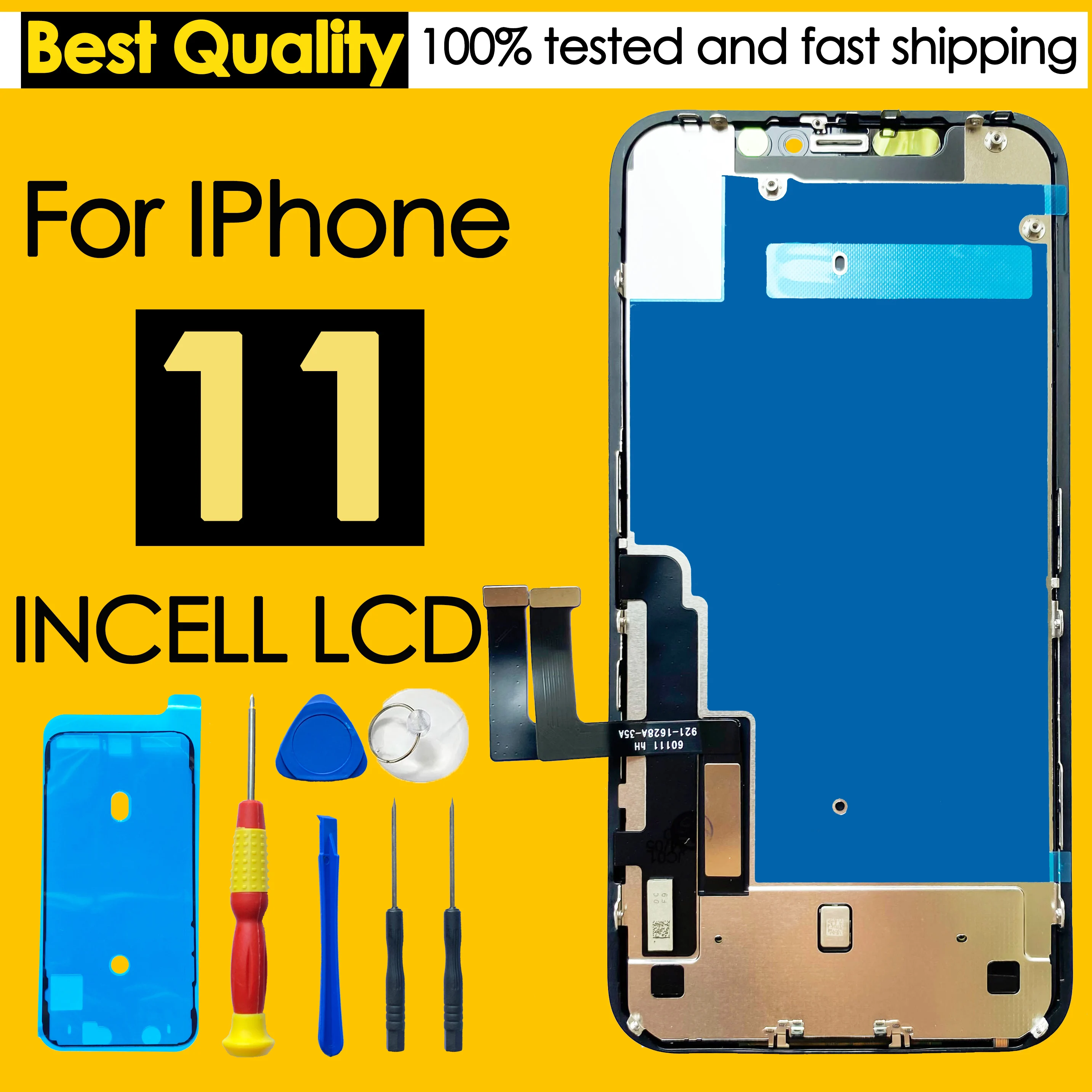 Фото Высокое качество AAA Incell ЖК-дисплей для IPhone 11, сменный сенсорный экран, дигитайзер в сборе, запасные части, оптовый комплект №1