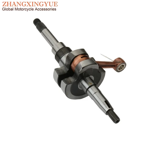 Коленчатый вал скутера сборка для Suzuki AS50 AZ50 Lets II UR 50W 12200-43E11-000 детали двигателя 214 мм