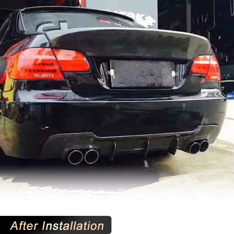 Задний диффузор спойлер из углеродного волокна для BMW 3 серии E92 E93 335i M Sport Coupe