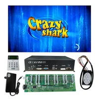usa popular crazy shark fish hunter game machine host accessories for 46810 players fish hunter machine