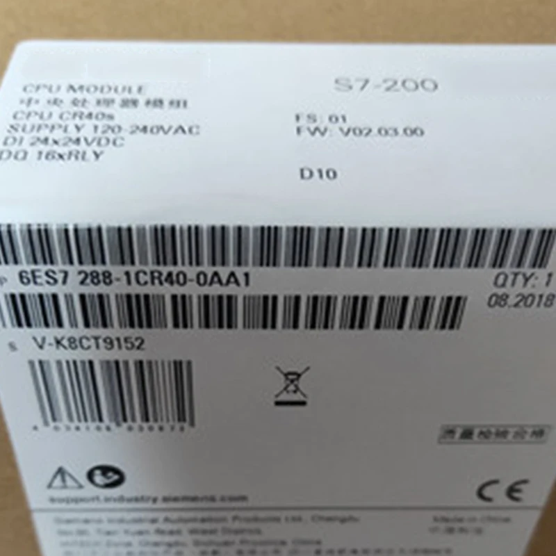 

100%NEW ORIGINAL 1 Year Warranty 6ES7288-1CR40-0AA0