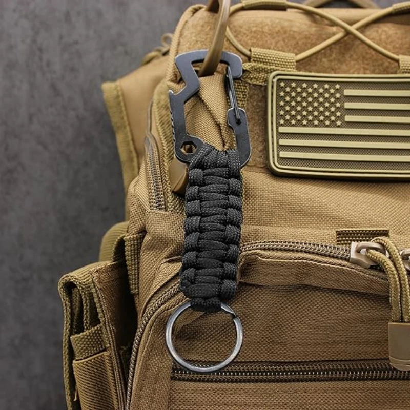 20 шт. Брелок из паракорда крючок для ключей с ремешком быстроразъемный зажим