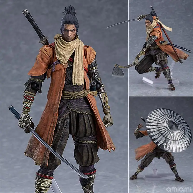 

Figma 483-DX SEKIRO Figure Shadows Die Twice Anime Game Action Figures SEKIRO Sword Shadows Die Twice Collection Model Toy