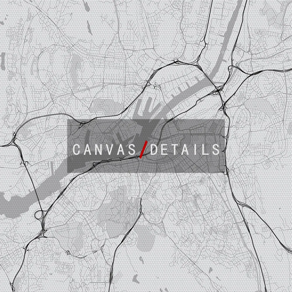 Лондон Нью-Йорк Токио карта стокгольского города черно-белый Принт настенная