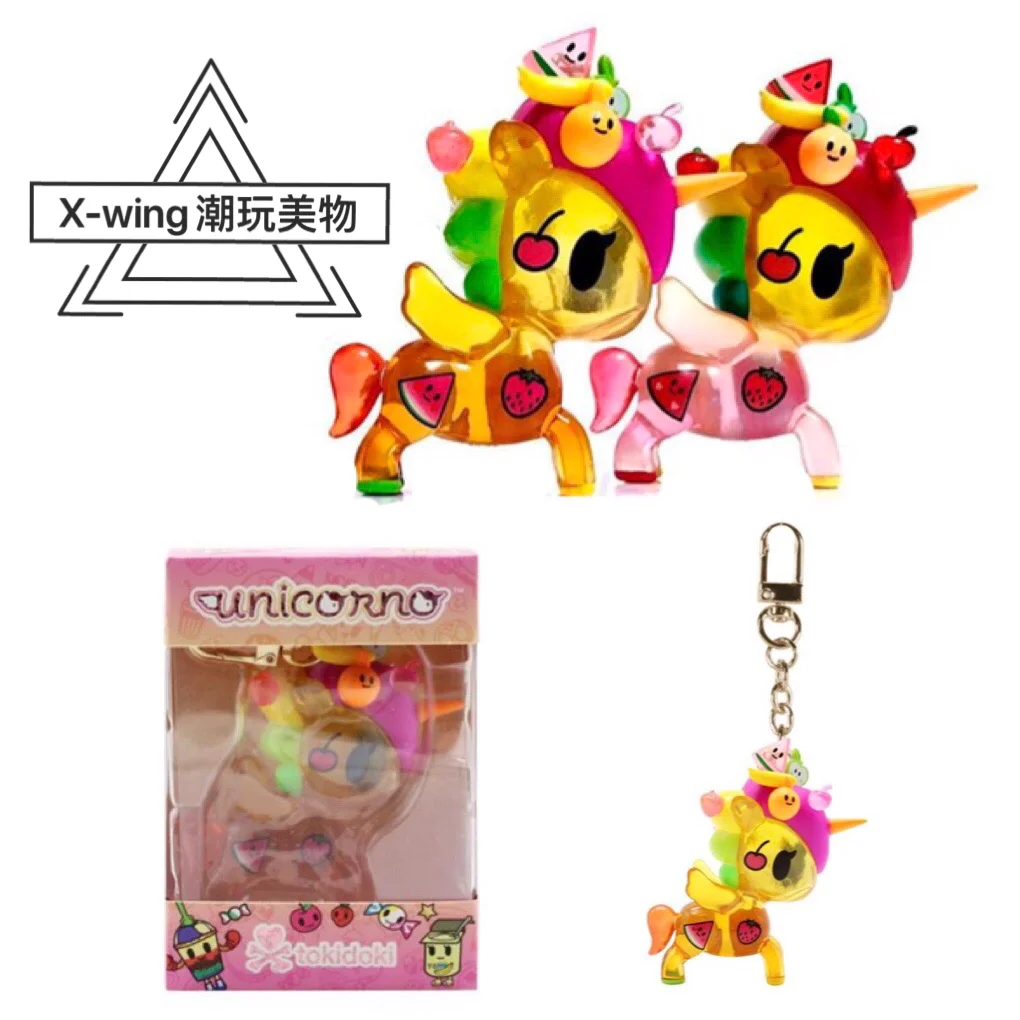 Фото Коллекционная фигурка Tokidoki Unicorno 3 дюйма, брелок-подвеска для сумки, модная игрушка в слепой коробке, украшение для рюкзака и сумочки для коллекционеров №4