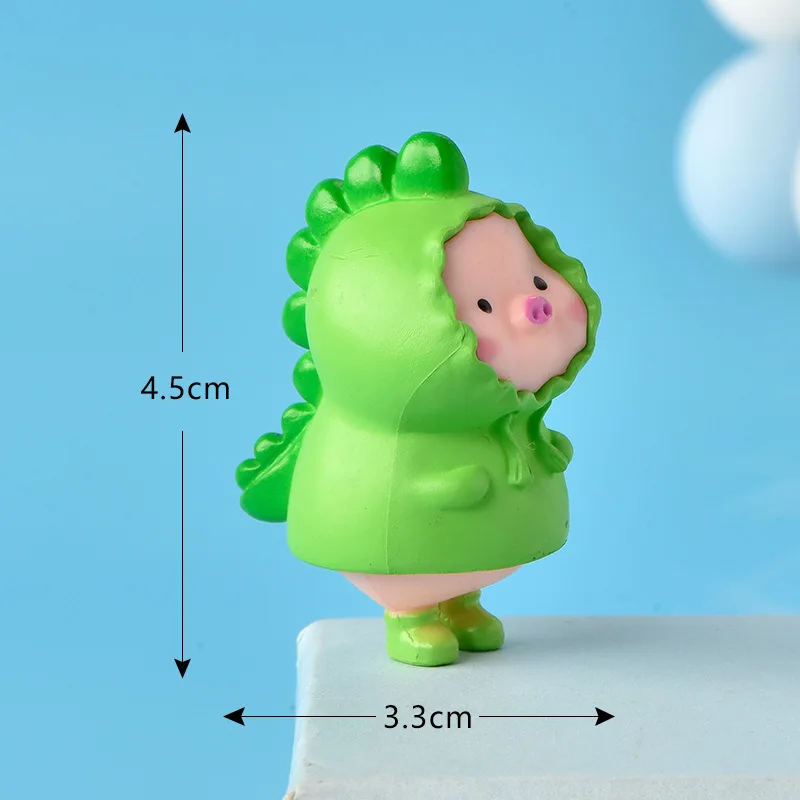 

Kawaii Свинья Смола Diy Украшения Дома Статуэтки Кукольный Домик Мох Террариум Пейзаж Аксессуары Сказочный Сад Миниатюры Декор Комнаты