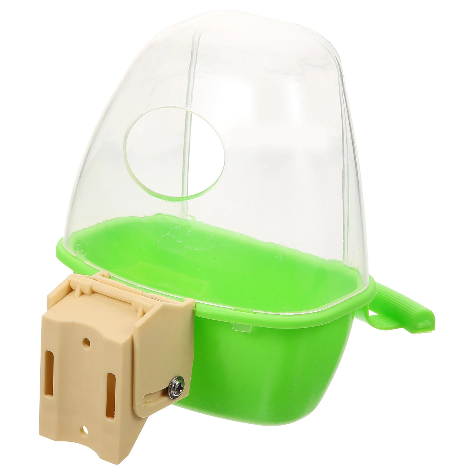 

Bird Food Box Feeder Parakeet Dispenser Cage Parrot Plastic Cockatiel Accessories
